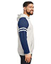 Jerzees 97CR  Unisex NuBlend Varsity Color-Block Hooded Sweatshirt
