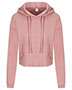 Just Hoods By AWDis JHA016  Ladies' Girlie Cropped Hooded Fleece with Pocket