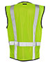 Kishigo 1509 Men Black Bottom Mesh Class 2 Vest