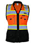 Kishigo S5021-5022  Premium Black Series® Women's Heavy Duty Surveyors Vest