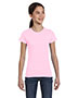 Lat 2616 Girls Fine Jersey Longer Length T-Shirt