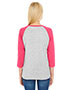 Lat 3530 Women Fine Jersey Baseball Tee