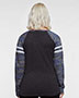 LAT 3534 Ladies Gameday Mash Up Long-Sleeve T-Shirt