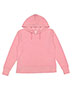 LAT 3536  Ladies' Vintage Wash Fleece Hooded Sweatshirt