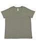 LAT 3816  Ladies' Curvy Fine Jersey T-Shirt
