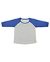 LAT 3830 Women Curvy Baseball T-Shirt