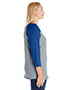 LAT 3830 Women Curvy Baseball T-Shirt