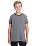 LAT 6132 Boys 4.5 oz Soccer Ringer Fine Jersey T-Shirt