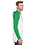 LAT 6917 Fine Jersey Hooded Long Sleeve Raglan T-Shirt