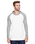 LAT 6917 Men 4.5 oz Hooded Raglan Long-Sleeve T-Shirt