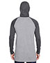 LAT 6917 Men 4.5 oz Hooded Raglan Long-Sleeve T-Shirt