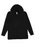 LAT 6917 Fine Jersey Hooded Long Sleeve Raglan T-Shirt
