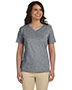 LAT L-3587 Ladies 5.5 oz Premium Jersey V-Neck T-Shirt