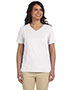 Lat L-3587 Women Ringspun V-Neck T-Shirt
