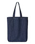 Liberty Bags 7761A Cotton Denim Gusseted Tote Bag