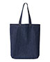Liberty Bags 7761A Cotton Denim Gusseted Tote Bag