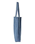 Liberty Bags 7761A Cotton Denim Gusseted Tote Bag