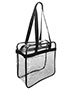 Liberty Bags OAD5005  OAD Clear Tote w/ Zippered Top