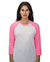 White/ Neon Heather Pink - Closeout