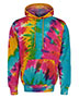 MV Sport 1290 Men Classic Fleece Tie-Dye Hooded Sweatshirt