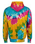 MV Sport 1290 Men Classic Fleece Tie-Dye Hooded Sweatshirt