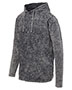 MV Sport 21456 Men Loco Mineral Wash Hooded Long Sleeve T-Shirt