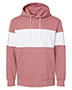 MV Sport 22709 Men Classic Fleece Colorblocked Hooded Sweatshirt