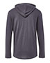 MV Sport 24401 Unisex Miles Slub Hooded Long Sleeve T-Shirt