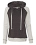 MV Sport W17127 Women’s Harper Raglan Hooded Sweatshirt