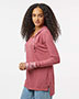 MV Sport W19439 Women's Heathered Jersey Hooded Tunic
