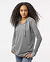 MV Sport W19439 Women's Heathered Jersey Hooded Tunic