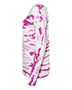 MV Sport W20173 Women's French Terry Off-the-Shoulder Tie-Dyed Sweatshirt