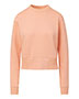 MV Sport W22106 Women's Romi Cloud Fleece Crop Crewneck Sweatshirt