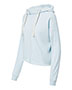 MV Sport W23101 Women's Angel Fleece Crop Hooded Sweatshirt