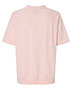 MV Sport W23711 Women 's French Terry Short Sleeve Crewneck Pullover