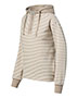 MV Sport W24128 Women's Alina Henley Hooded Sweatshirt