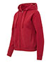 MV Sport W25165 Women's Vintage Fleece Hooded Full-Zip Sweatshirt