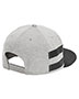 New Era Shadow Heather Striped Flat Bill Snapback Cap NE408