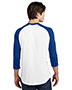 Custom Embroidered New Era NEA104 Men 4.4 oz Heritage Blend 3/4-Sleeve Baseball Raglan Tee