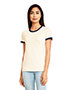 Next Level 3904 Ladies Ringer T-Shirt