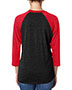 Next Level 6051 Unisex Tri-Blend 3/4-Sleeve Raglan T-Shirt