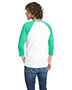 Next Level 6251 Men Cvc 3/4 Sleeve Raglan Tee.