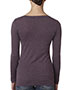 Next Level 6731 Women Tri-Blend Long-Sleeve Scoop Tee