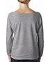 Next Level 6951 Women The Terry Raw-Edge 3/4-Sleeve Raglan