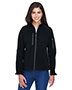 North End 78077 Women Compass Colorblock Three-Layer Fleece Bonded Soft Shell Jacket