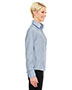 North End 78689 Women Refine Wrinkle-Free Two-Ply 80 Cotton Royal Oxford Dobby Taped Shirt