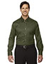 North End 88635 Men Legacy Wrinkle-Free Two-Ply 80s Cotton Jacquard Taped Shirt