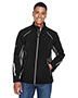 North End 88678 Men Pursuit Three-Layer Light Bonded Hybrid Soft Shell Jacket With Laser Perforation