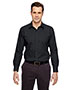 North End 88690 Men Precise Wrinkle-Free Two-Ply 80s Cotton Dobby Taped Shirt