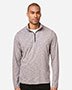 North End NE415 Men's Eclipse Jacquard Quarter-Zip Pullover